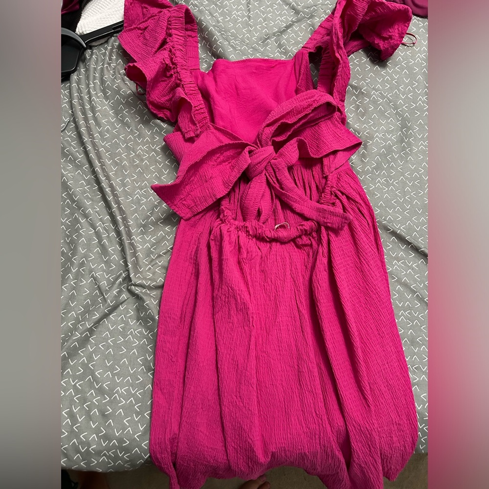 Pink spring dress size medium